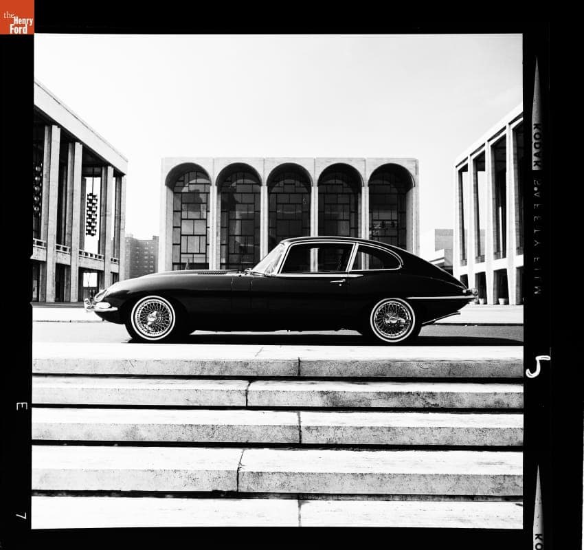 Jaguar E-Type Coupe, Lincoln Center, New York City, March 8, 1966