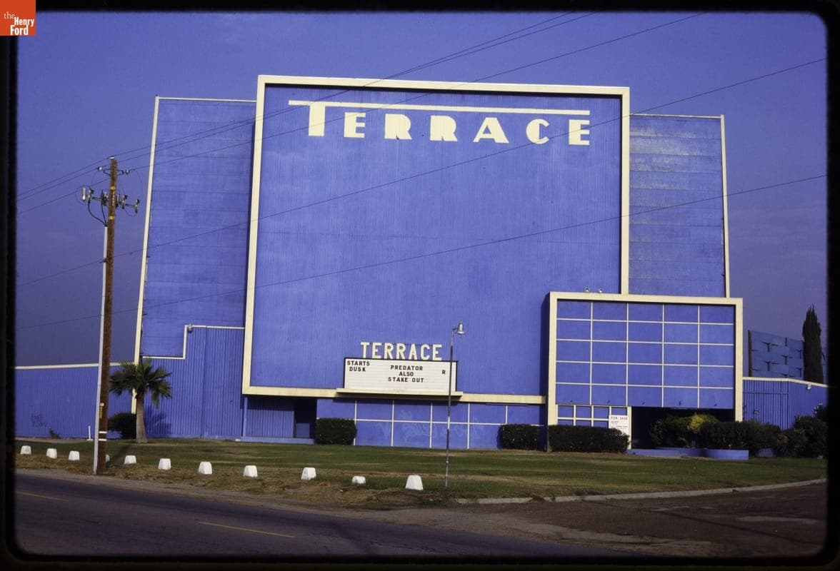 Terrace Drive-In Theater, Bakersfield, California, 1987