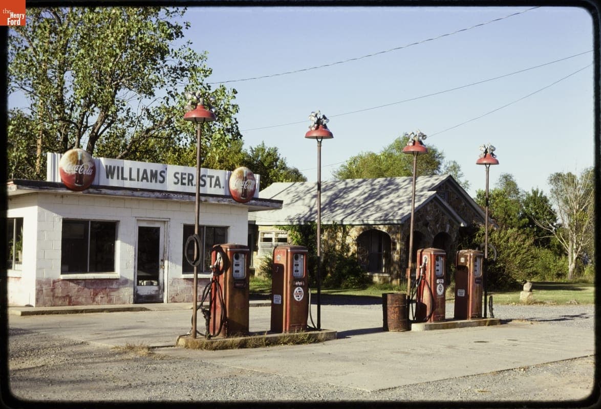 Williams Service Station, Little Rock, Arkansas, 1979