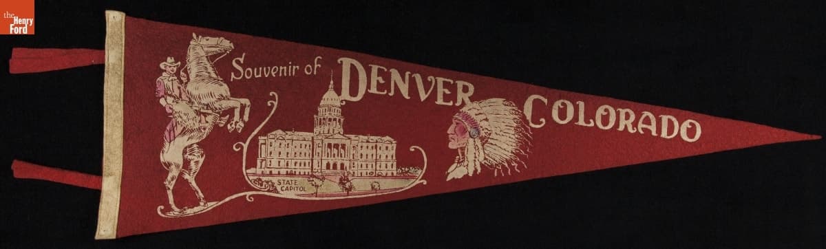 Pennant, "Souvenir of Denver, Colorado," 1940-1965
