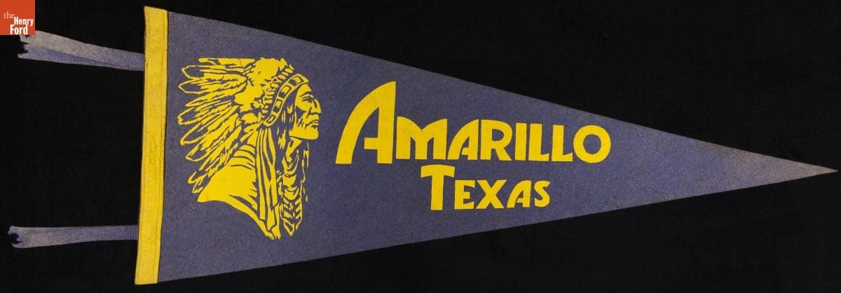 Pennant, "Amarillo, Texas," 1940-1965