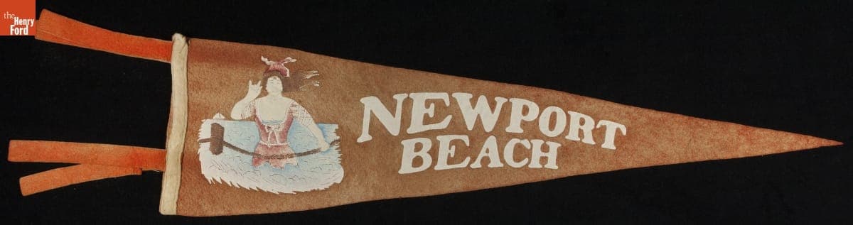 Pennant, "Newport Beach," 1915-1930