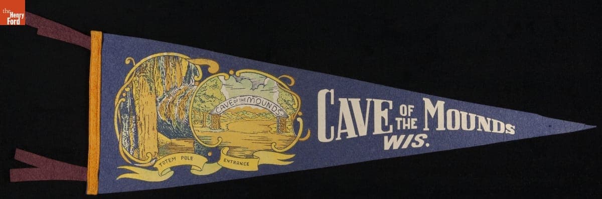 Pennant, "Cave of the Mounds, Wis.," 1940-1965