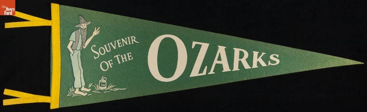 Pennant, "Souvenir of the Ozarks," 1940-1965