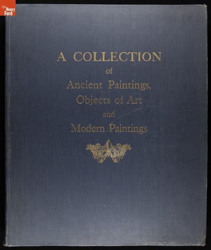 "A Collection of Ancient Paintings, Objects of Art and Modern Paintings," 1925