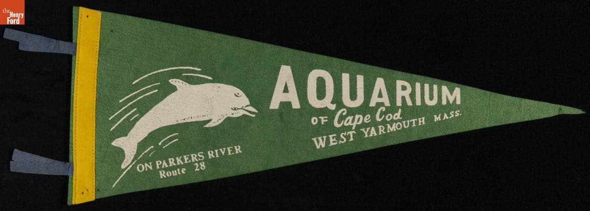 Pennant, "Aquarium of Cape Cod, West Yarmouth, Mass.," 1970-1980