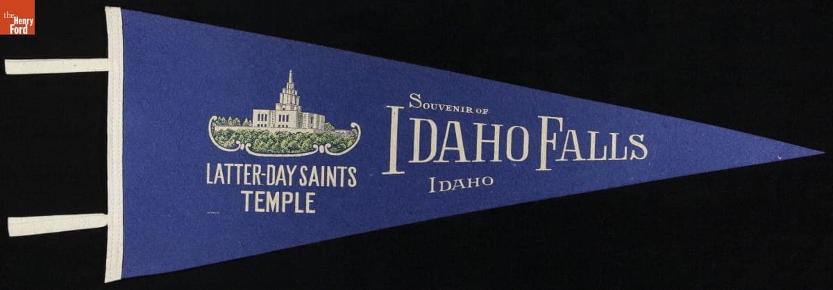 Pennant, "Souvenir of Idaho Falls, Idaho," 1945-1965