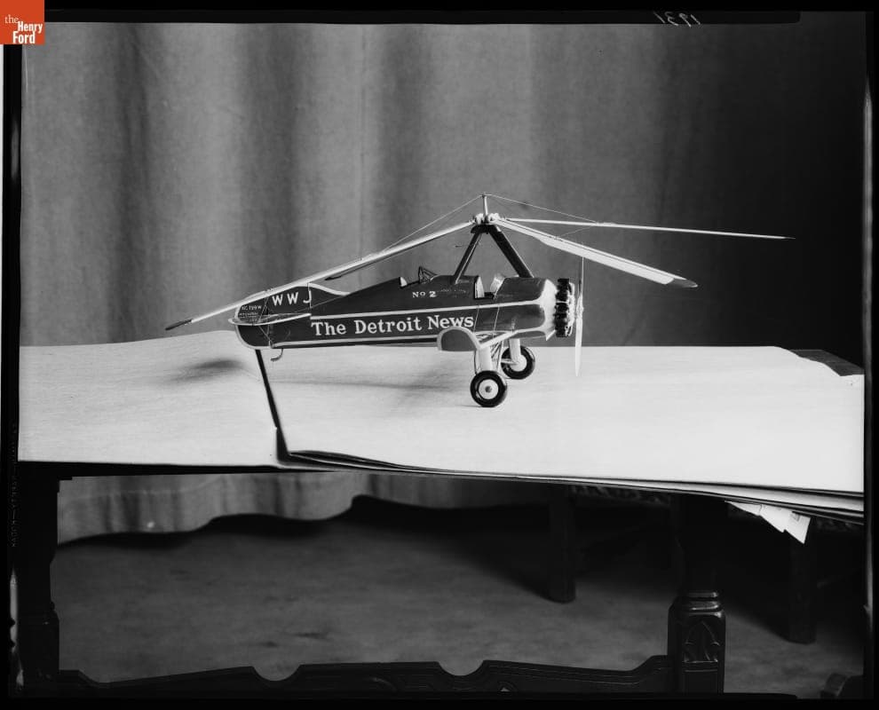 Detroit News--Autogiro Model--Item 2