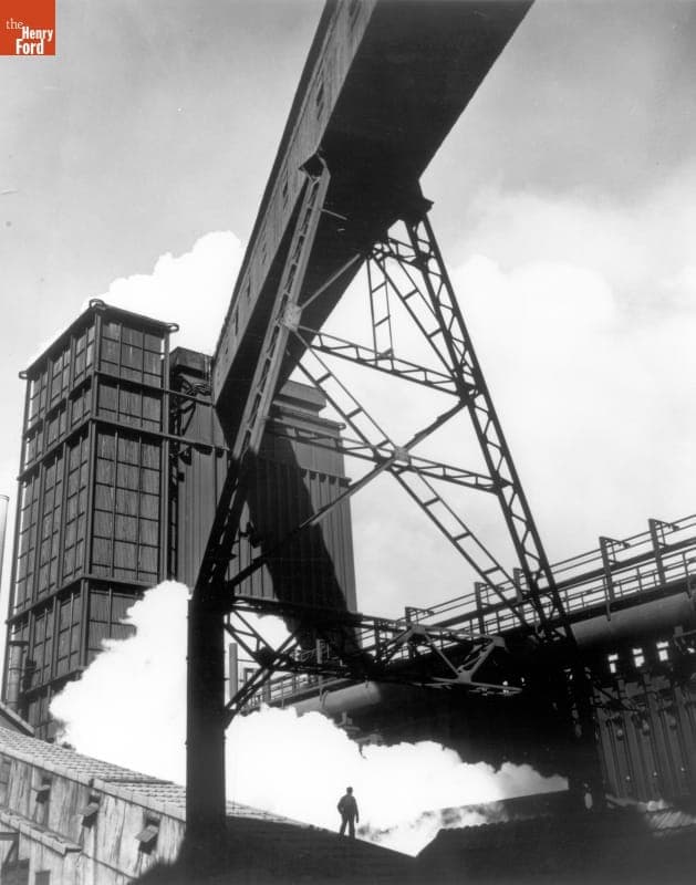 Coke Quenching Tower at Ford Rouge Plant, 1944