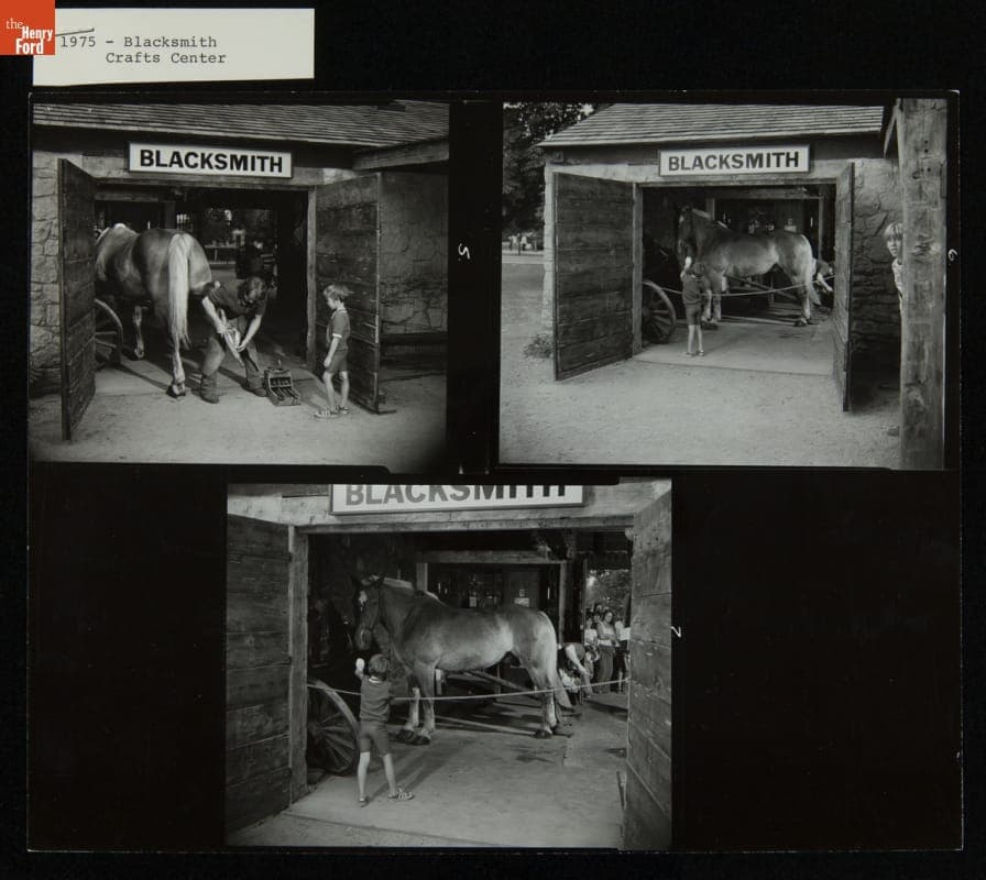 Blacksmith Shop in Greenfield Village, 1975