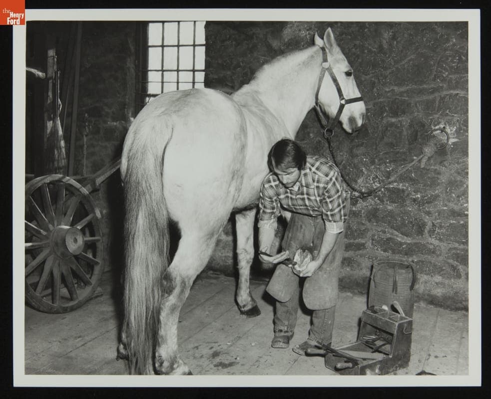 Blacksmith Shop in Greenfield Village, 1975