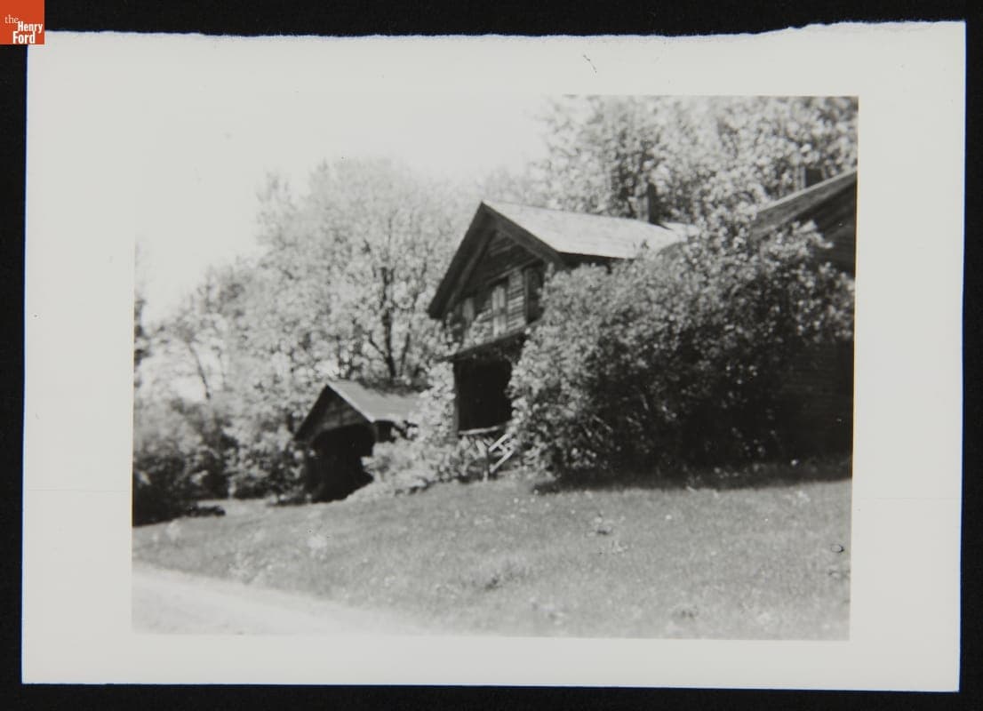 Woodchuck Lodge and Parking Shed, Roxbury, New York, 1944