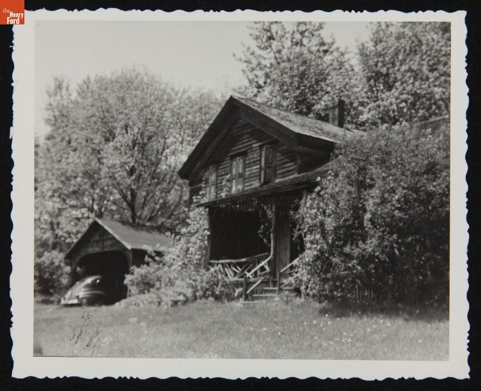 Woodchuck Lodge and Parking Shed, Roxbury, New York, 1944