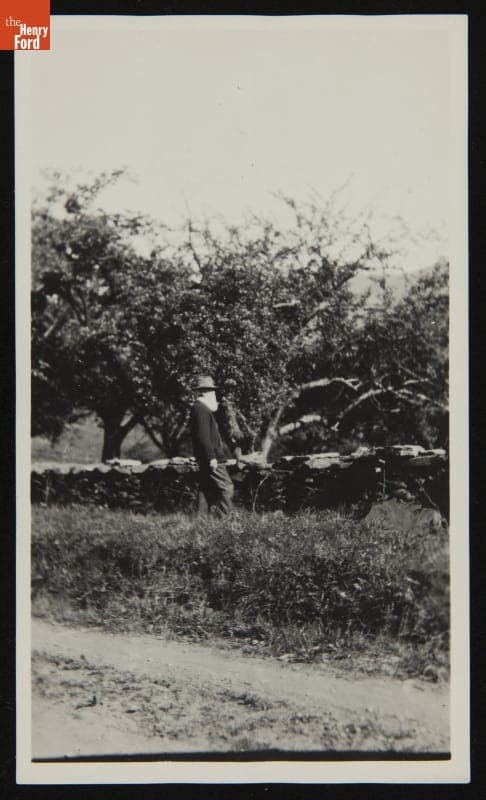 John Burroughs at Woodchuck Lodge, September 22, 1917