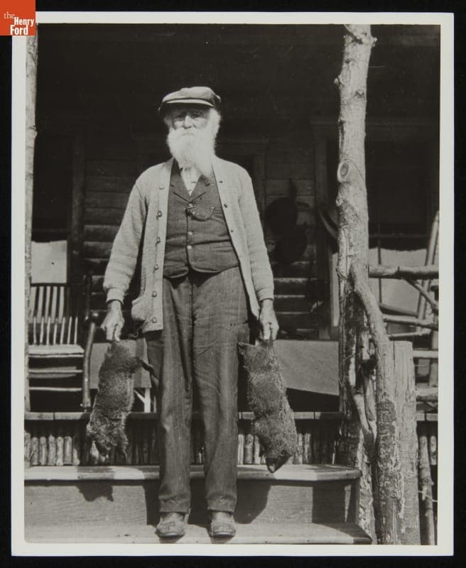 John Burroughs at Woodchuck Lodge, 1910-1915