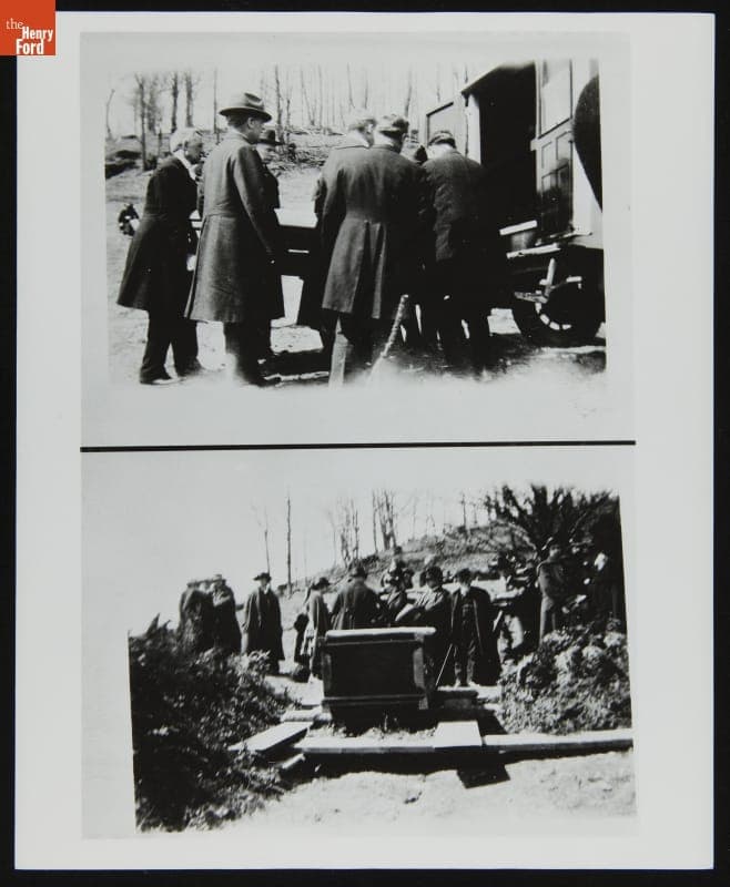 John Burroughs' Funeral, Roxbury, New York, 1921