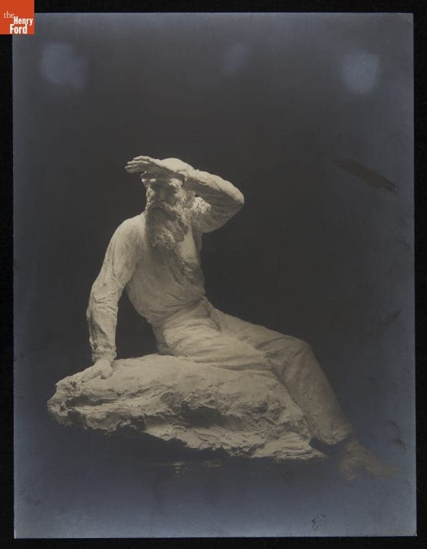 Statue of John Burroughs,"The Seer," circa 1925