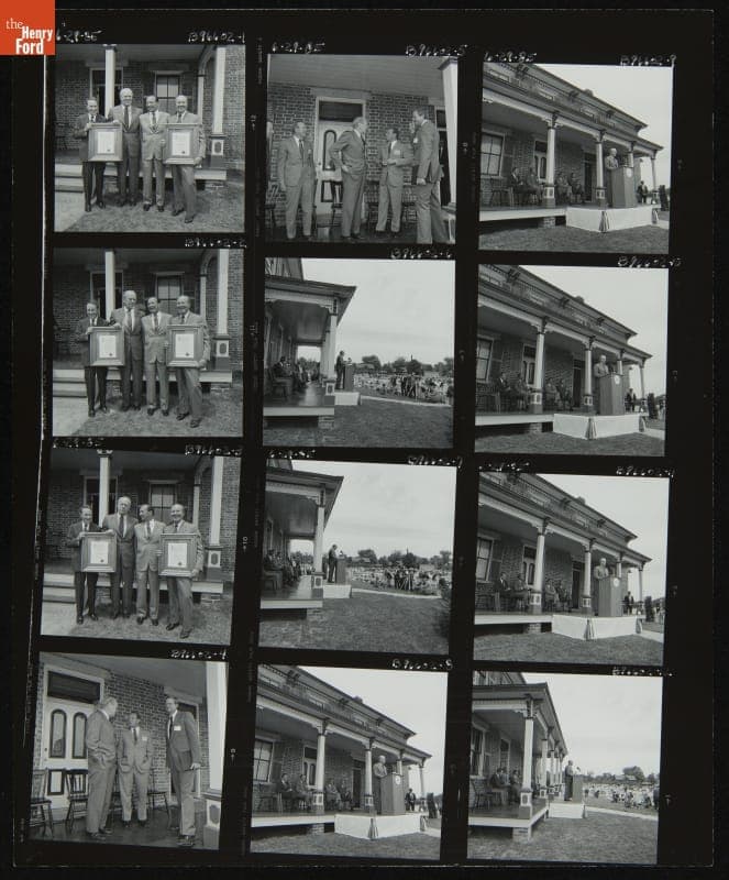 Firestone Farm Dedication Ceremony, Greenfield Village, Dearborn, Michigan, June 29, 1985