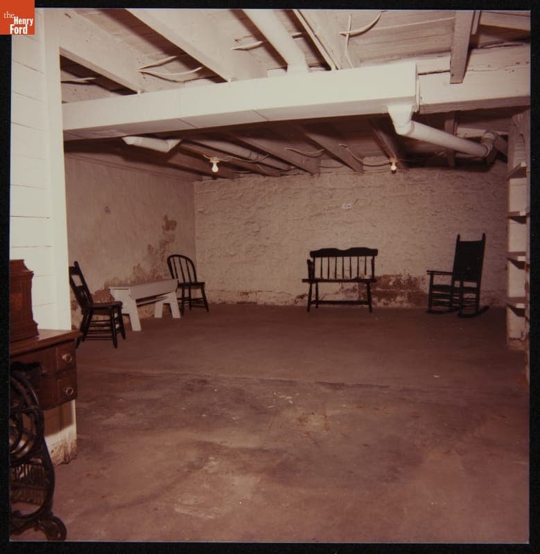Firestone Farm Basement at its Original Site, Columbiana County, Ohio, February 7, 1983