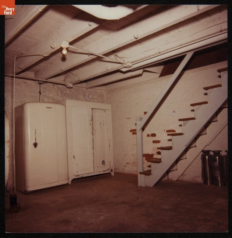 Firestone Farm Basement at its Original Site, Columbiana County, Ohio, February 7, 1983