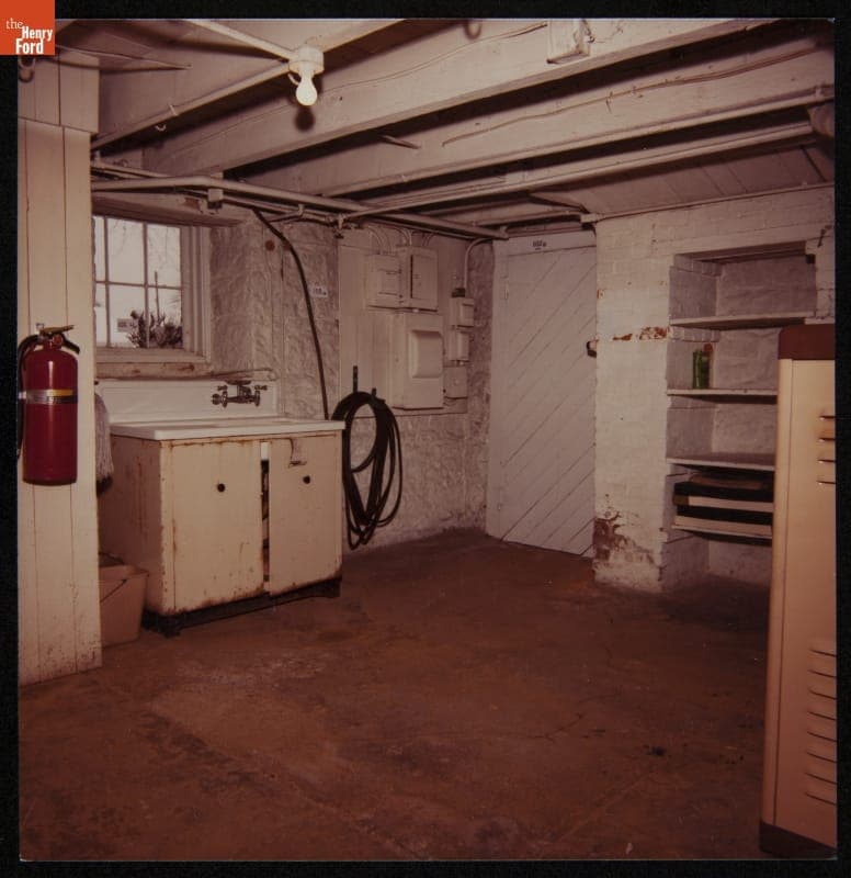 Firestone Farm Basement at its Original Site, Columbiana County, Ohio, February 7, 1983