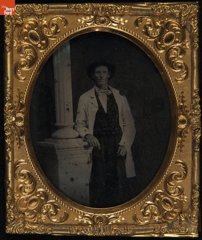 Portrait of a Fashionably Dressed Man, circa 1875