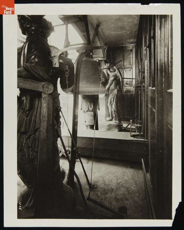 View inside the Tower Clock of Sir John Bennett Store at its Original Site, London, England