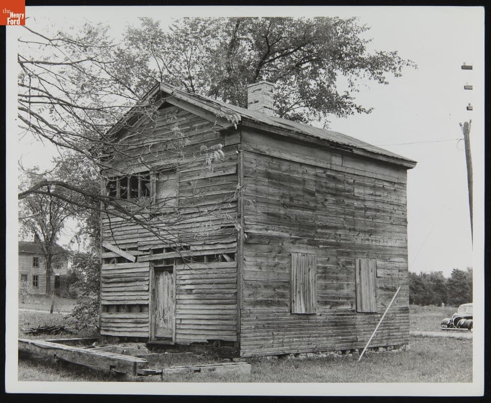 Richart Wagon Shop at Its Original Site in Macon, Michigan, September 8, 1941