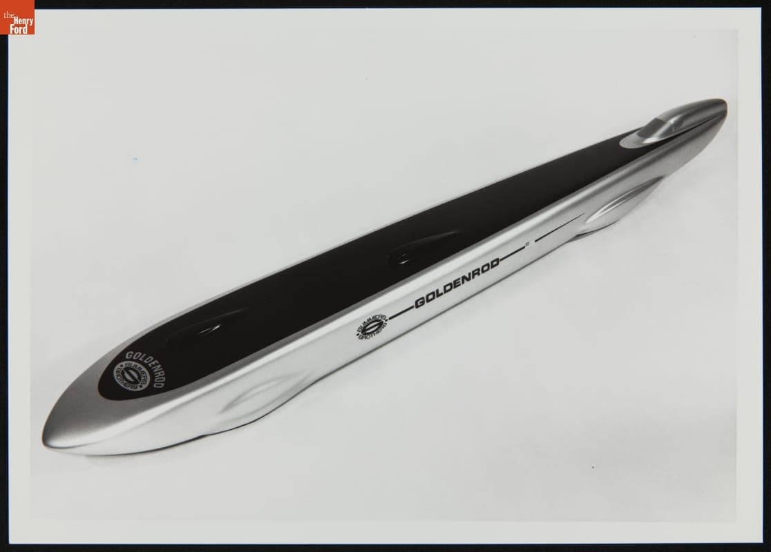 Scale Model of Goldenrod Land Speed Record Race Car, circa 1965