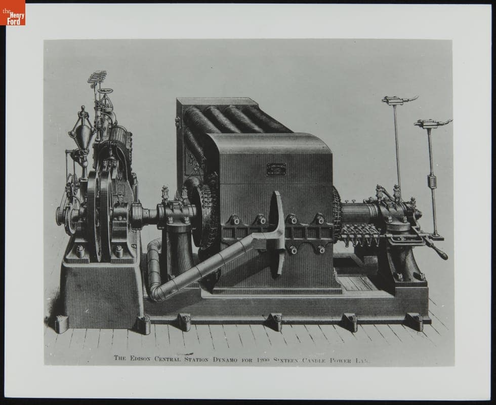 Edison "Jumbo" Dynamo at the Pearl Street Lighting Station, New York, New York, 1882