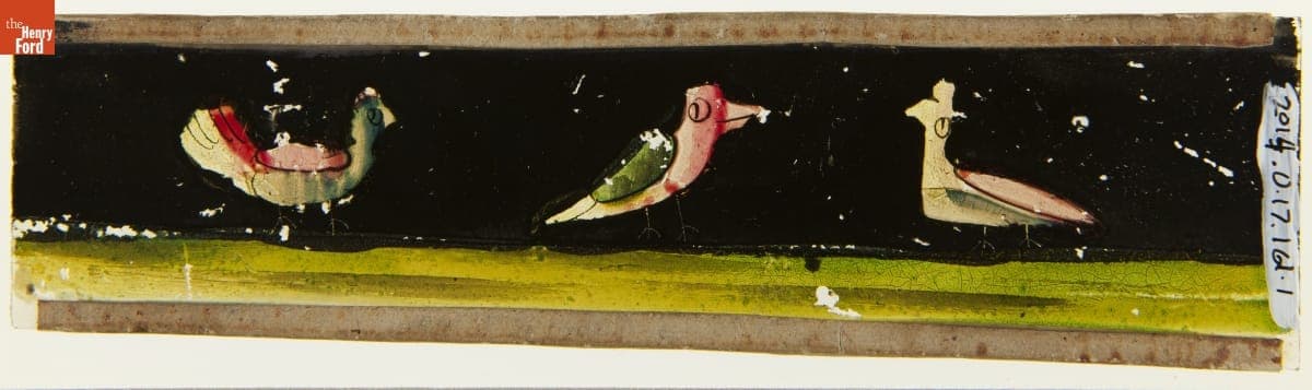 Set of Hand Painted Lantern Slides, 1860-1900