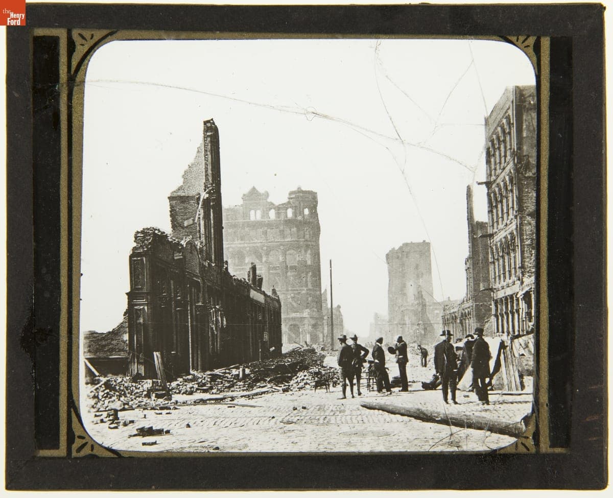 South Side Market Street after the San Francisco Earthquake and Fire, 1906