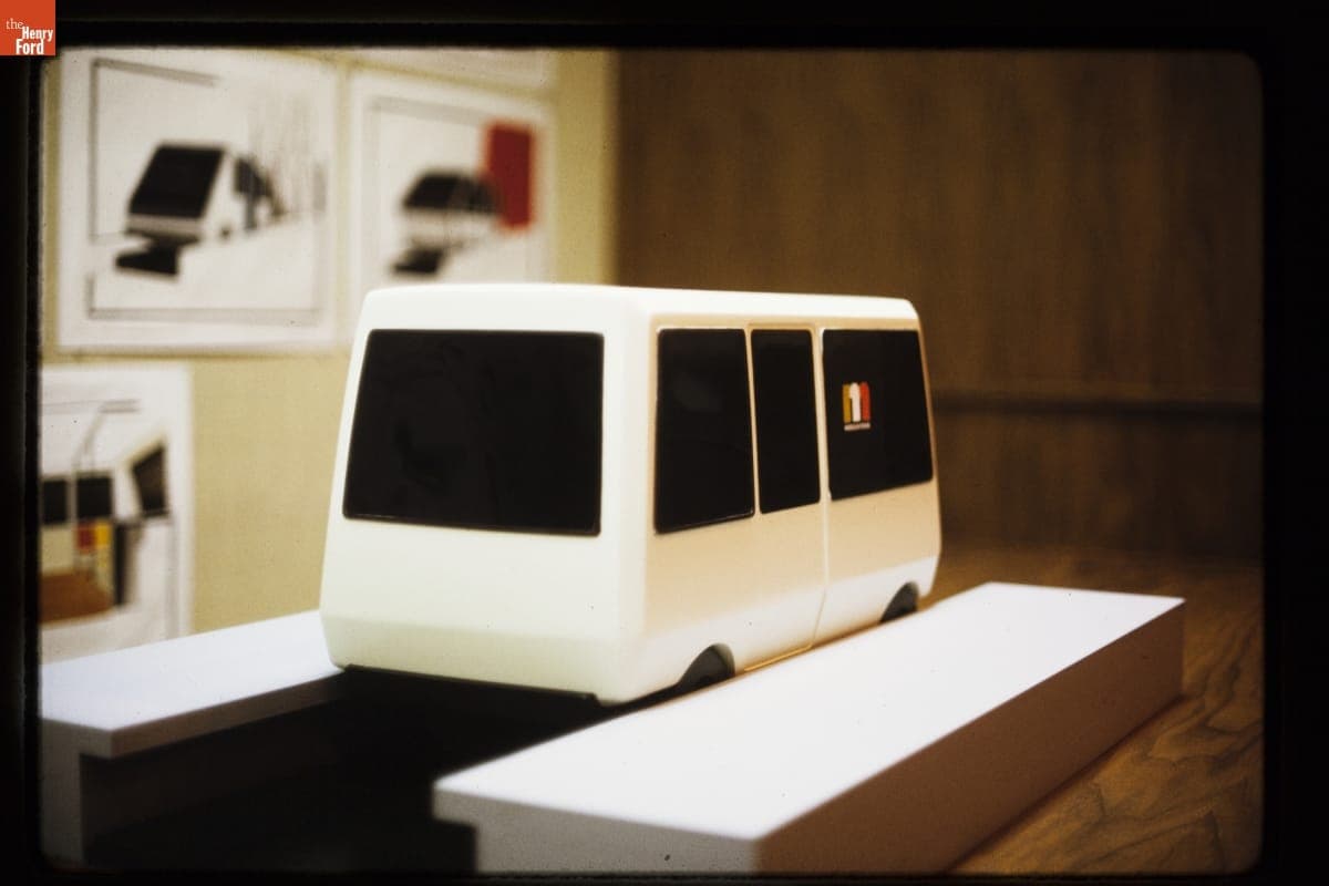 Scale Model of Morgantown, West Virginia, People Mover Vehicle, circa 1971