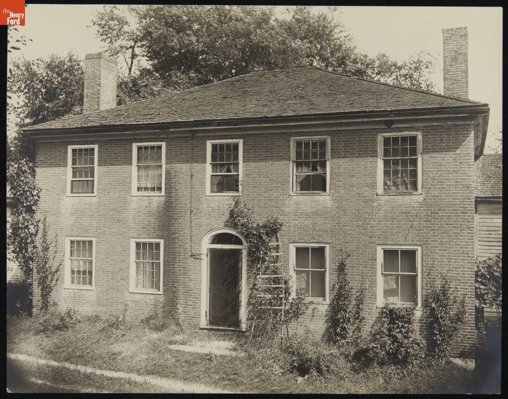 Luther Burbank Birthplace at its Original Site, Lancaster, Massachusetts, August 1928