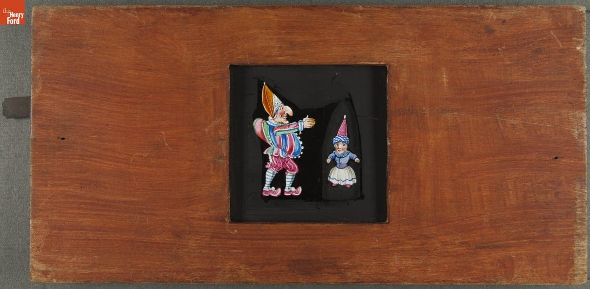 Mechanical Lantern Slide, The Dancing Girl, 1860-1900
