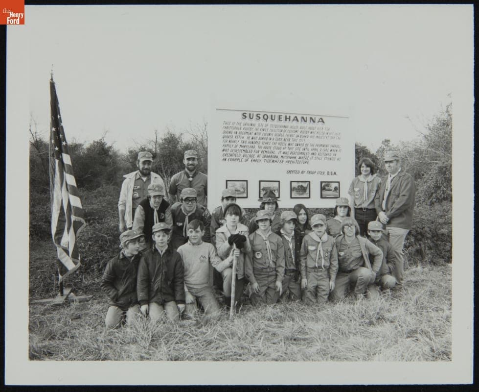Susquehanna Marker Erected by Boy Scout Troup 1789 of Lexington Park, Maryland, 1976