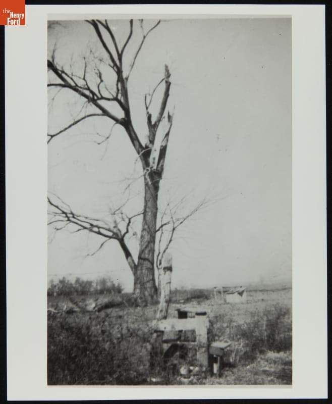 Fence outside Susquehanna House at Its Original Site, St. Mary's County, Maryland, 1930-1939