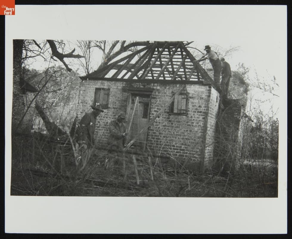 Enslaved Quarters at Hermitage Plantation, near Savannah, Georgia, circa 1930