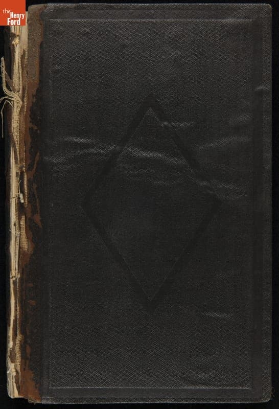 Book Used by Milton Wright, "French Echo," 1870