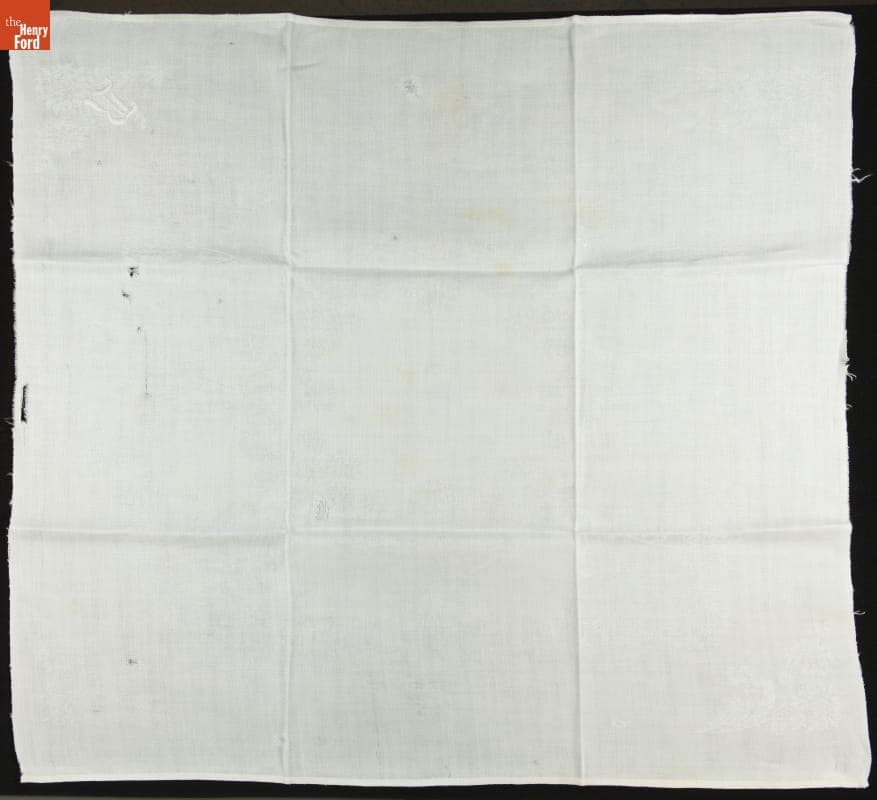 Napkin, Used by the Roddis Family, 1910-1920