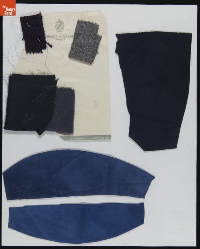 Dior Fashion Fabric Swatches, 1955