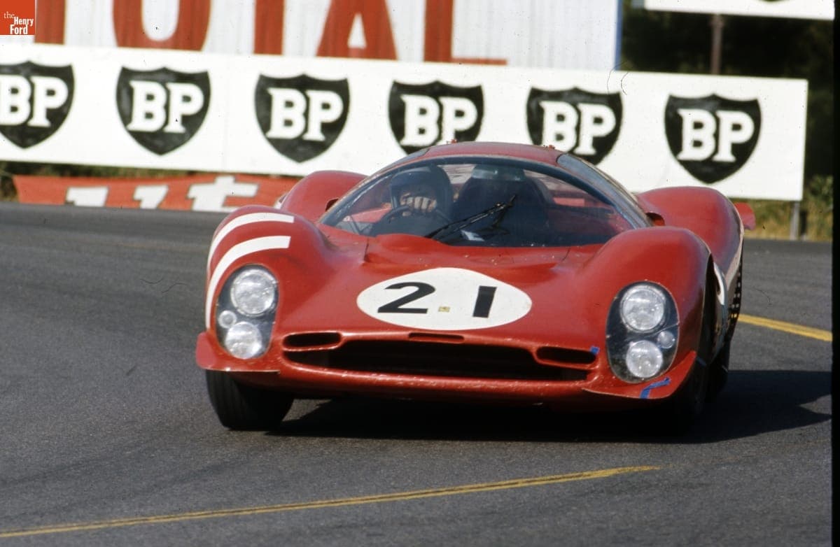Ferrari 330 P3 Driven by Jean Guichet and Lorenzo Bandini at the 24 Heures du Mans (24 Hours of Le Mans) Race, June 1966