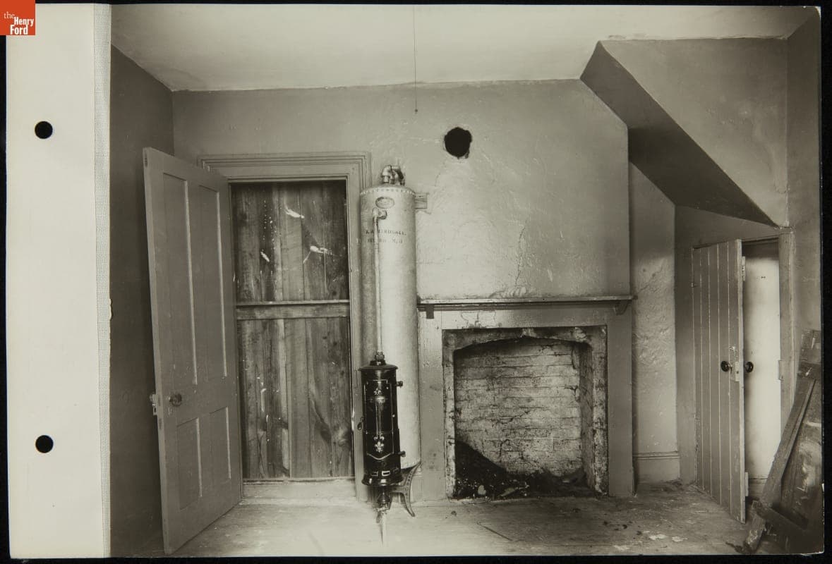 Interior of the Sarah Jordan Boarding House at Its Original Site, Menlo Park, New Jersey, 1928