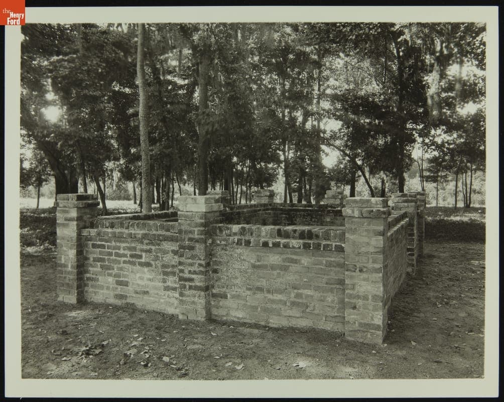 Burnt Church Cemetery in Richmond Hill, Georgia, circa 1940