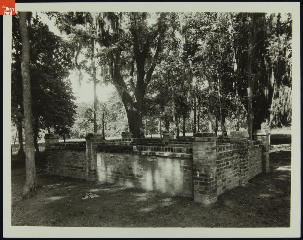 Burnt Church Cemetery in Richmond Hill, Georgia, circa 1940