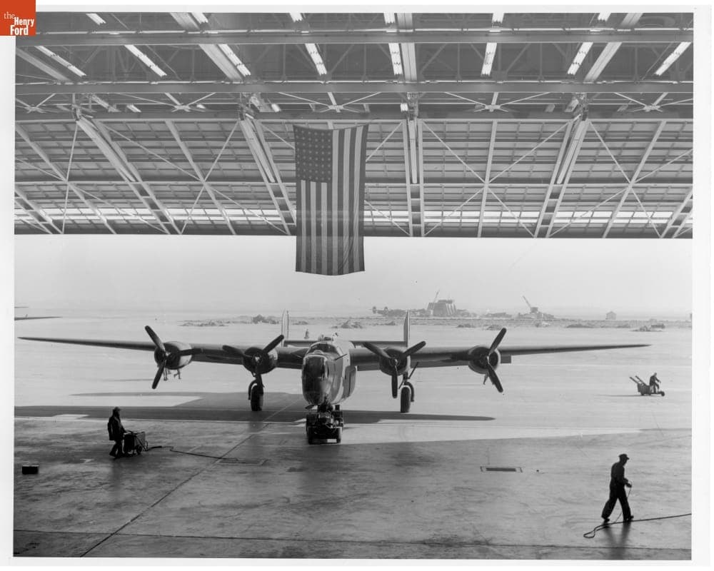 B-24 Bomber at the Willow Run Bomber Plant, 1943