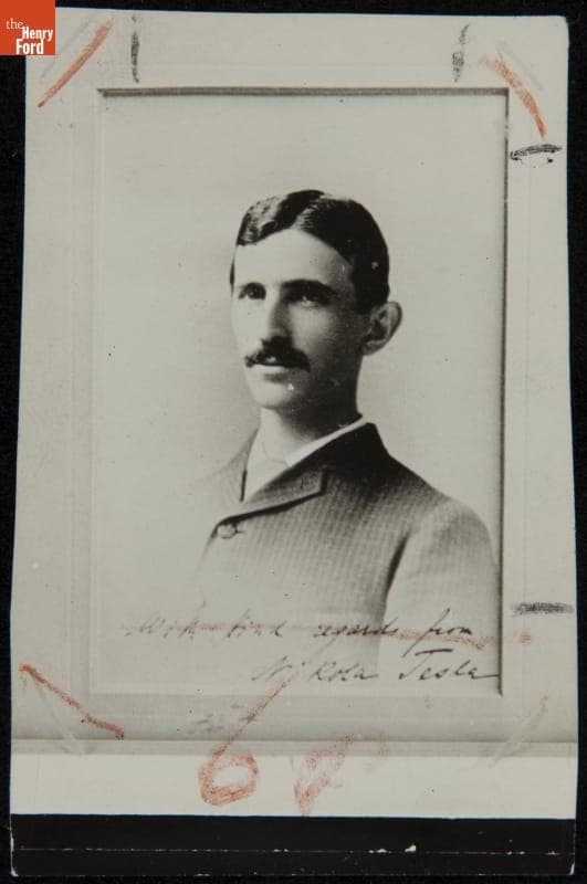 Portrait of Nikola Tesla, 1885-1905