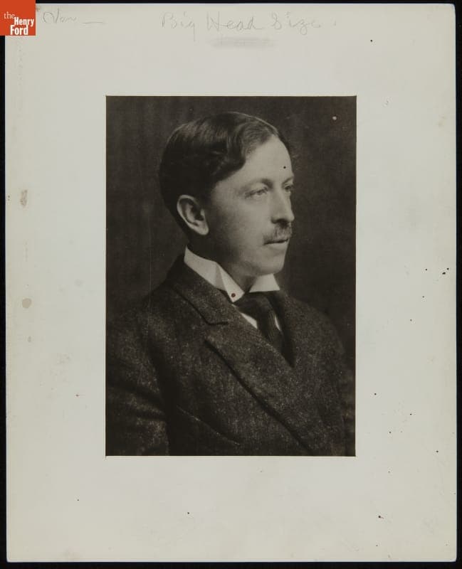 Portrait of John VanVleck, 1885-1915