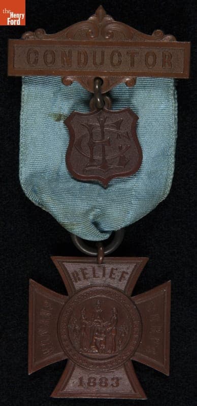 Woman's Relief Corps (W.R.C.) Conductor Badge, 1883-1920