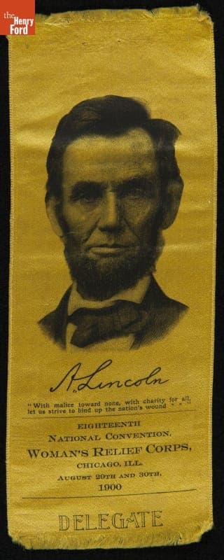 Woman's Relief Corps (W.R.C.) National Convention Delegate Ribbon, 1900